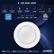 Luxrite 4 Inch LED Disk Light 5CCT 2700K-5000K 10W 600LM Dimmable J-Box or 4 Can Install ETL Listed LR23861-1PK - alternate 8
